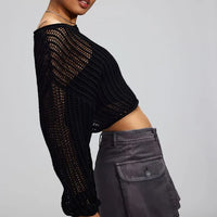 Open Knit Sweater