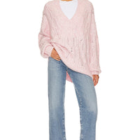 Friso Oversized Cable V Neck